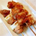 gomanyanko's cooksnap of when they made 焼き鳥＊塩焼き＊ねぎま＆もも焼き.