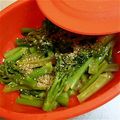山葵_01's cooksnap of when they made スティックセニョールの辛子しょうゆ和え.