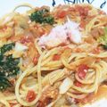 orityua's cooksnap of when they made 贅沢なカニたっぷりトマトクリームパスタ☆.