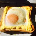 me_dango's cooksnap of when they made エッグトースト.
