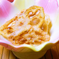 keiO3's cooksnap of when they made 揚げ焼きサクサク♪　唐揚げ蓮根.