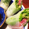 し〜〜ちゃん's cooksnap of when they made アボエビチーズな生春巻き♪.