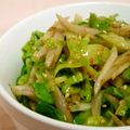 mmameco's cooksnap of when they made キャベツとごぼうのゴマ味噌サラダ.