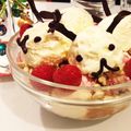 MicHolly's cooksnap of when they made バレンタインにも★うさぎパフェ！.