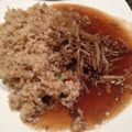 didiko's cooksnap of when they made ひき肉もやしのあんかけ炒飯.