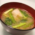 バカリャウ's cooksnap of when they made ほっこり☆里芋のゴマ味噌汁.