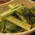 love385's cooksnap of when they made 簡単：小松菜のわさび醤油マヨネーズ和え.