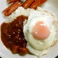 ayakapo's cooksnap of when they made 秋田のB級グルメ！？目玉カレー.