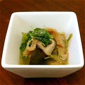 chxxxx's cooksnap of when they made ミツバとシイタケの煮浸し.