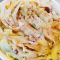 ♦︎くぅ〜こ♦︎'s cooksnap of when they made 白菜“新はやぶさ”と豚肉のミルフィーユ鍋.