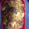 chihilow's cooksnap of when they made 節約！だけどウマい！ちくわ丼弁当.