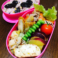 ＲＫまま's cooksnap of when they made 弁当に☆ｷｬﾍﾞﾂとじゃこの和風炒め.