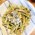 リー！'s cooksnap of when they made 節約＆エコ♡大根の皮の炒め物♡.