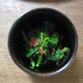 etiennue's cooksnap of when they made アスパラ菜のおひたし☆桜海老と一緒☆.