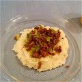 Chelsea♡'s cooksnap of when they made 牛挽肉とネギのクリームチーズリゾット.