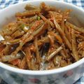 りーまーのんのん's cooksnap of when they made 叩き牛蒡のキムチナムル.