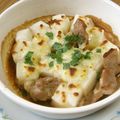 オキミン's cooksnap of when they made 少しの豚肉で餅グラタン（ポンチー味）.