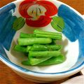 SP♪'s cooksnap of when they made さやインゲンのポン酢柚こしょう.