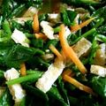 かおりベア♪'s cooksnap of when they made ほうれん草と人参と油揚げのごま煮.