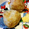 ━ﾅﾛﾋﾄﾓﾔﾐ━'s cooksnap of when they made 朝からモリモリ食べれる☆オニギリ.