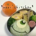 papikun's cooksnap of when they made キャラ弁★マイク★モンスターズインク.