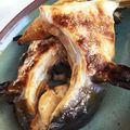 kaiko1's cooksnap of when they made ブリ・カマの塩焼き　・）***＜.