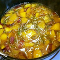 ﾌﾟｰｸｽｸｽ's cooksnap of when they made サツマイモとひき肉の煮物.