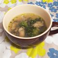 ぱぱんだ★'s cooksnap of when they made 牡蠣の旨味で、幸せスープ！.
