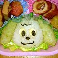 ゆりりんのママチャマ's cooksnap of when they made いないいないばぁ！ワンワン＊キャラ弁.