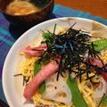けだまchan's cooksnap of when they made ふだんの日に食べる☆田舎ばら寿司.