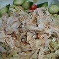 はぷた's cooksnap of when they made 白菜としっとり鳥胸肉のサラダ.