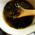 ｓａｃｈｉｎｂｏ's cooksnap of when they made ☆エコ葱タレで焼肉屋さんのワカメスープ☆.
