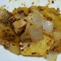 aaaykk55's cooksnap of when they made 鶏肉じゃが芋のハニーマスタードソース炒め.