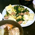2児ママみきてぃ's cooksnap of when they made 簡単！チキナー(からし菜)麩ちゃんぷるー.