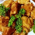 ぺちこみママ's cooksnap of when they made 高野豆腐のからあげ～☆お肉と間違えるよ～.