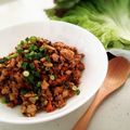 胃袋わっしょい's cooksnap of when they made ♪れんこんと挽き肉のレタス包み♪.