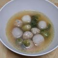 たく・ゆうママ's cooksnap of when they made ころころ芽キャベツと里芋と鶏団子のスープ.