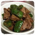 Ericats★'s cooksnap of when they made 簡単♪豚レバーとピーマンの炒め物.