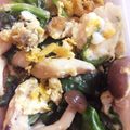 しいなん♪'s cooksnap of when they made しめじとほうれん草の卵炒め.