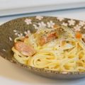 ななクレープ's cooksnap of when they made キャベツとウインナーのクリームパスタ♪.