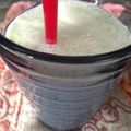 おおりんりん♪'s cooksnap of when they made バナナとリーフレタスのミルクスムージー.