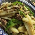 食道楽ing's cooksnap of when they made じゃがいもとピーマンのしょうが炒め.