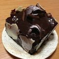 ghiottona's cooksnap of when they made ＊ﾃﾞｺ飾りｹｰｷに＊らせんﾁｮｺ＊.