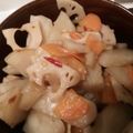 かぴーな's cooksnap of when they made 簡単♪菊芋とレンコンのきんぴら.