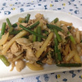 kikamata's cooksnap of when they made 適当♡簡単♡豚肉とにんにくの芽炒め.