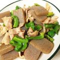 ハムノコ's cooksnap of when they made ピーマン★蒟蒻★豚肉のヘルシー炒め.