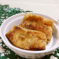 赤い電話's cooksnap of when they made 油揚げのぽたぽた焼き.