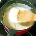 tyun812's cooksnap of when they made ホワイトソース.