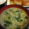 かいや's cooksnap of when they made 簡単☆三つ葉と卵のお吸い物.