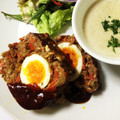 こあらなお's cooksnap of when they made 簡単☆とろける半熟卵のチーズミートローフ.